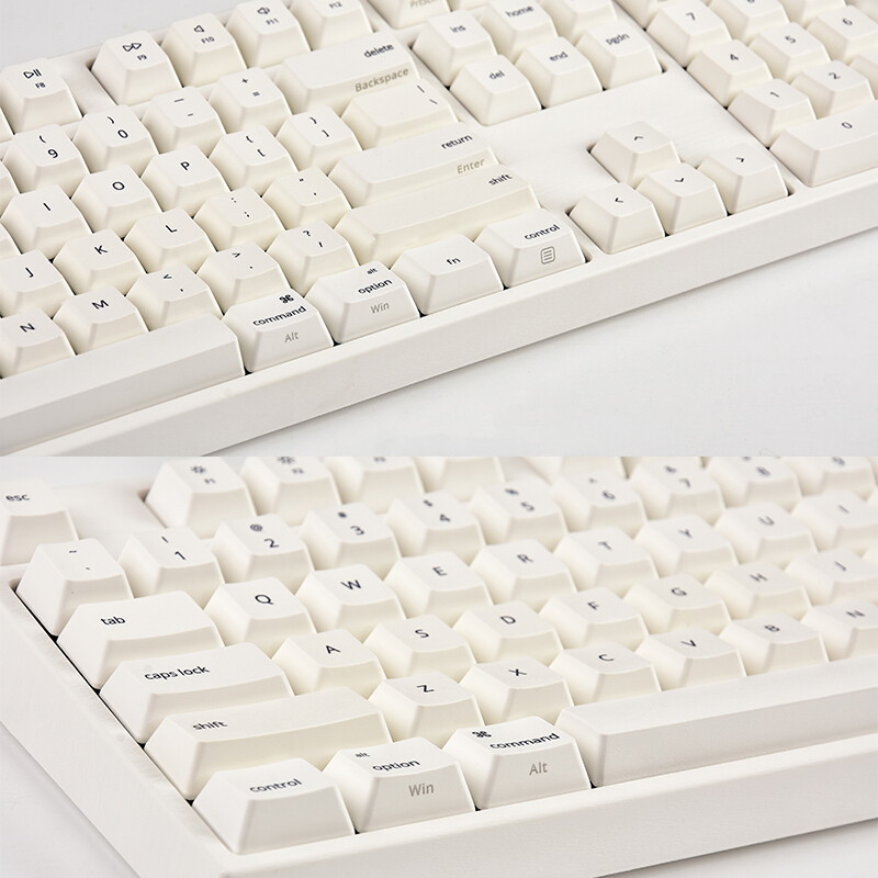 2, 60% Wired/Wireless Mechanical Keyboard (Kailh Box Brown Switch/White Case) - Full Keys Programmable - True RGB Backlit - Tap Arrow Keys - Double Shot PBT Keycaps - NKRO - 1900mAh Battery