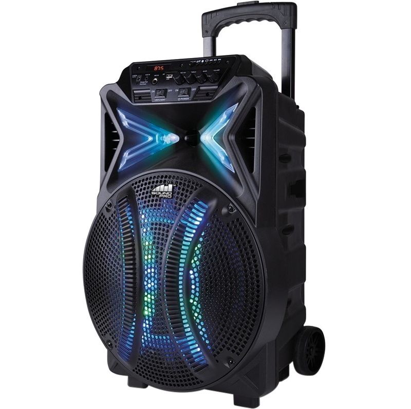 Naxa NDS-1210 Portable Bluetooth Speaker System - Black - Battery Rechargeable - USB