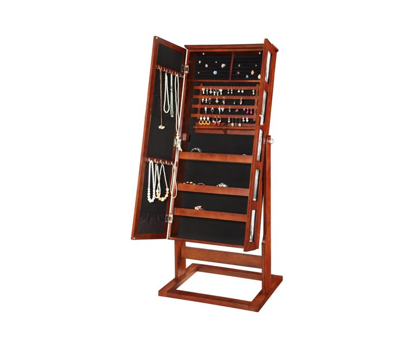 Elisa Photo Cheval Mirror Cherry - Powell Company