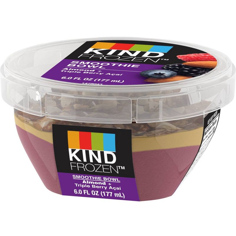 Kind Frozen Smoothie Bowl Almond Triple Berry Acai - 6oz