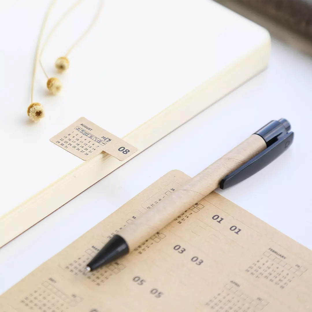 Kinbor Kraft Notebook Cloth Back Cover Set Comfortable Fabric With Pen From XIAOMIYOUPIN