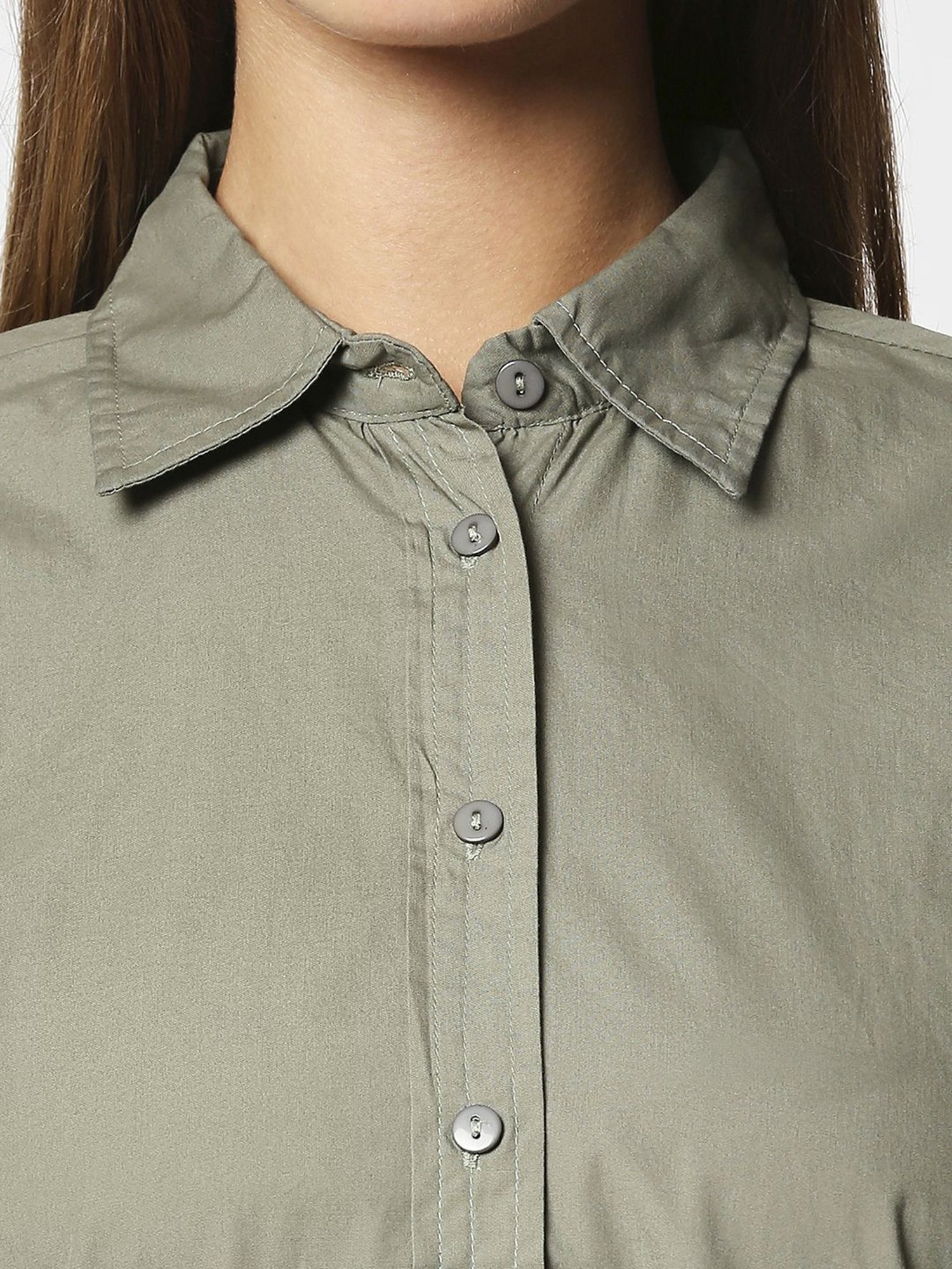 Remanika Green Pure Cotton Shirt