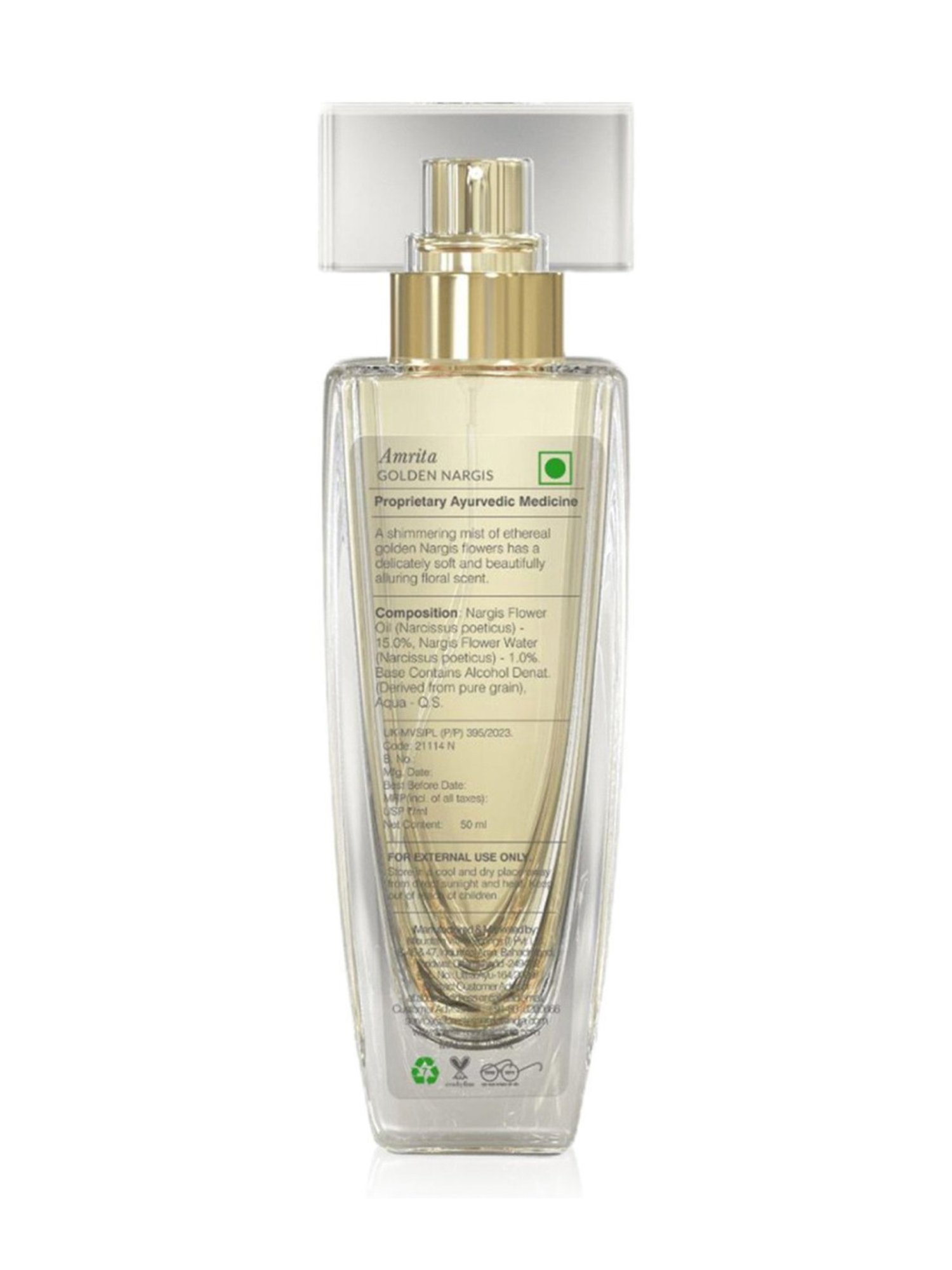 Forest Essentials Amrita Long Lasting Luxury Intense Perfume - 50 ml