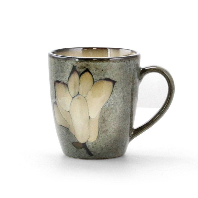 Gibson Elite 16pc Stoneware Dakari Dinnerware Set Gray