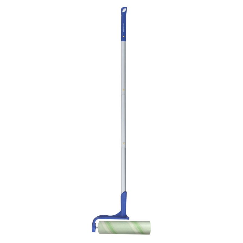 evercare Mega Large Surface 10 Inch Wide Surface Coverage Indoor Home Floor/Furniture Lint Roller Pet Hair Remover with 3 Foot Long Extendable Pole