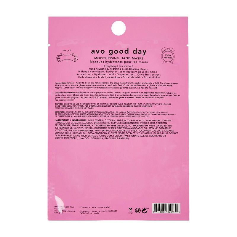 Holler and Glow Put Your Hands In The Air Nourishing Hand Mask Trio - 1.83 fl oz