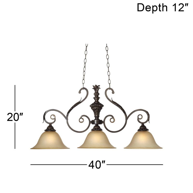 Kathy Ireland Ramas de Luces 40" Wide Bronze Chandelier