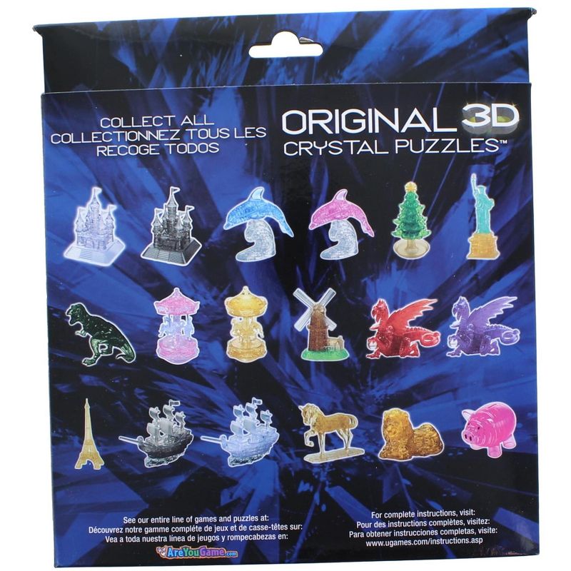 University Games Green Dragon 56 Piece 3D Crystal Puzzle