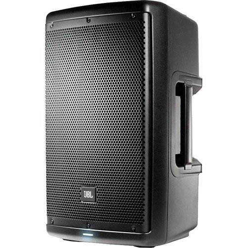 JBL EON610 10 Inch Two-Way Multipurpose Self-Powered Sound Reinforcement Speaker with Sanitizer Spray for Microphones