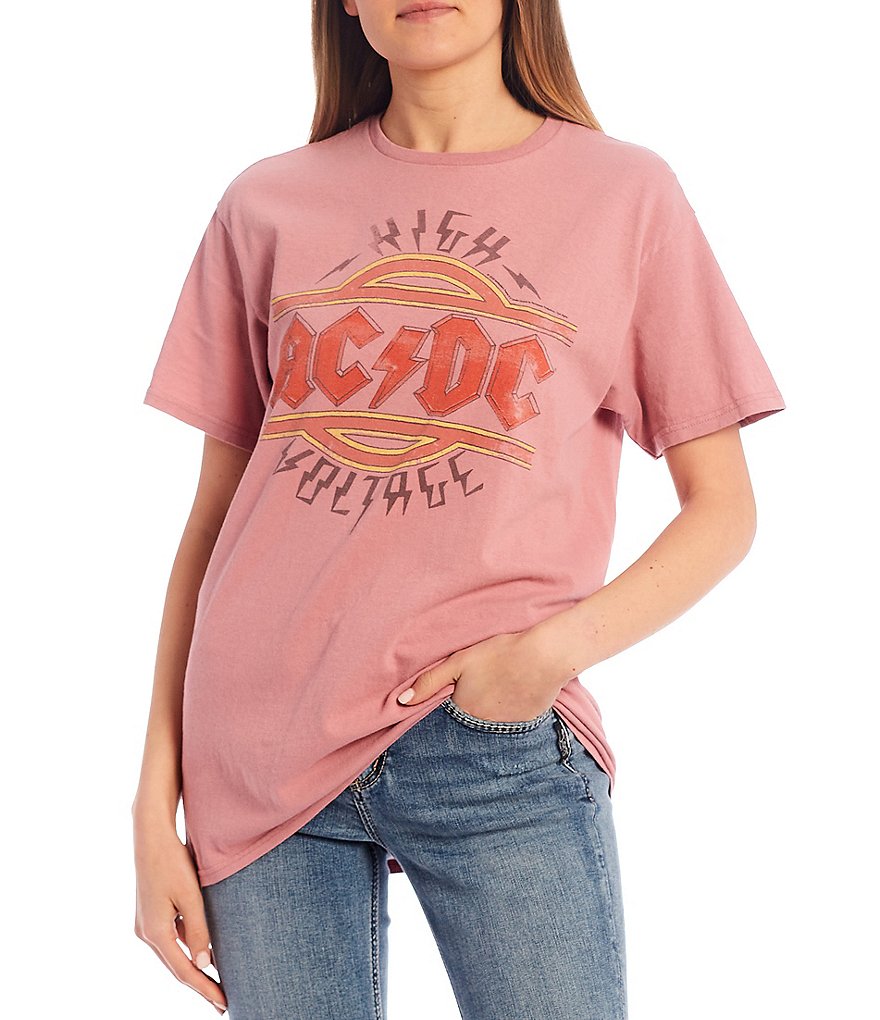 Junk Food AC/DC High Voltage Short Sleeve Graphic Tee