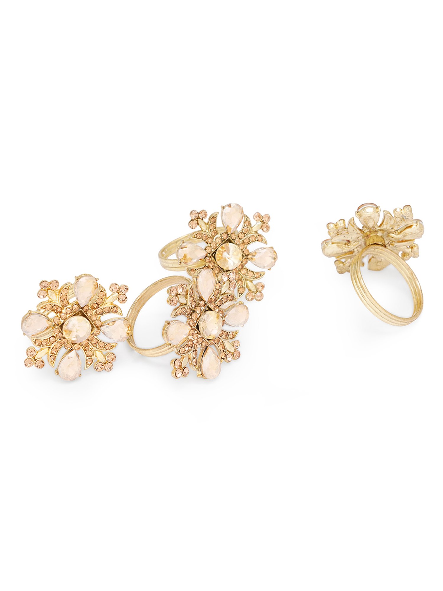 ExclusiveLane The Dancing Peacock Brown Sheesham Wood Napkin Holder - Set of 1