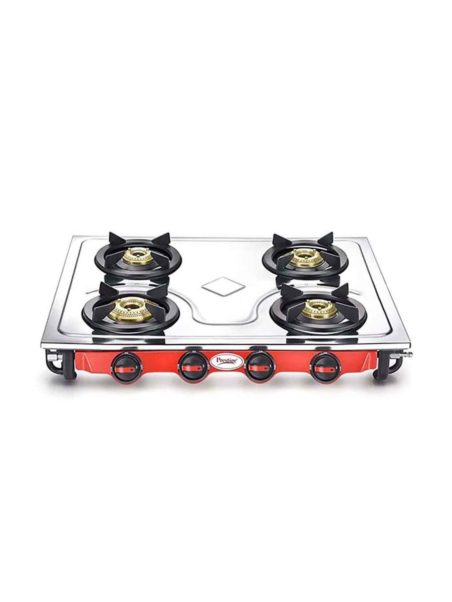 Pigeon Blackline Smart Black Glass Manual Gas Stove (2 Burners)