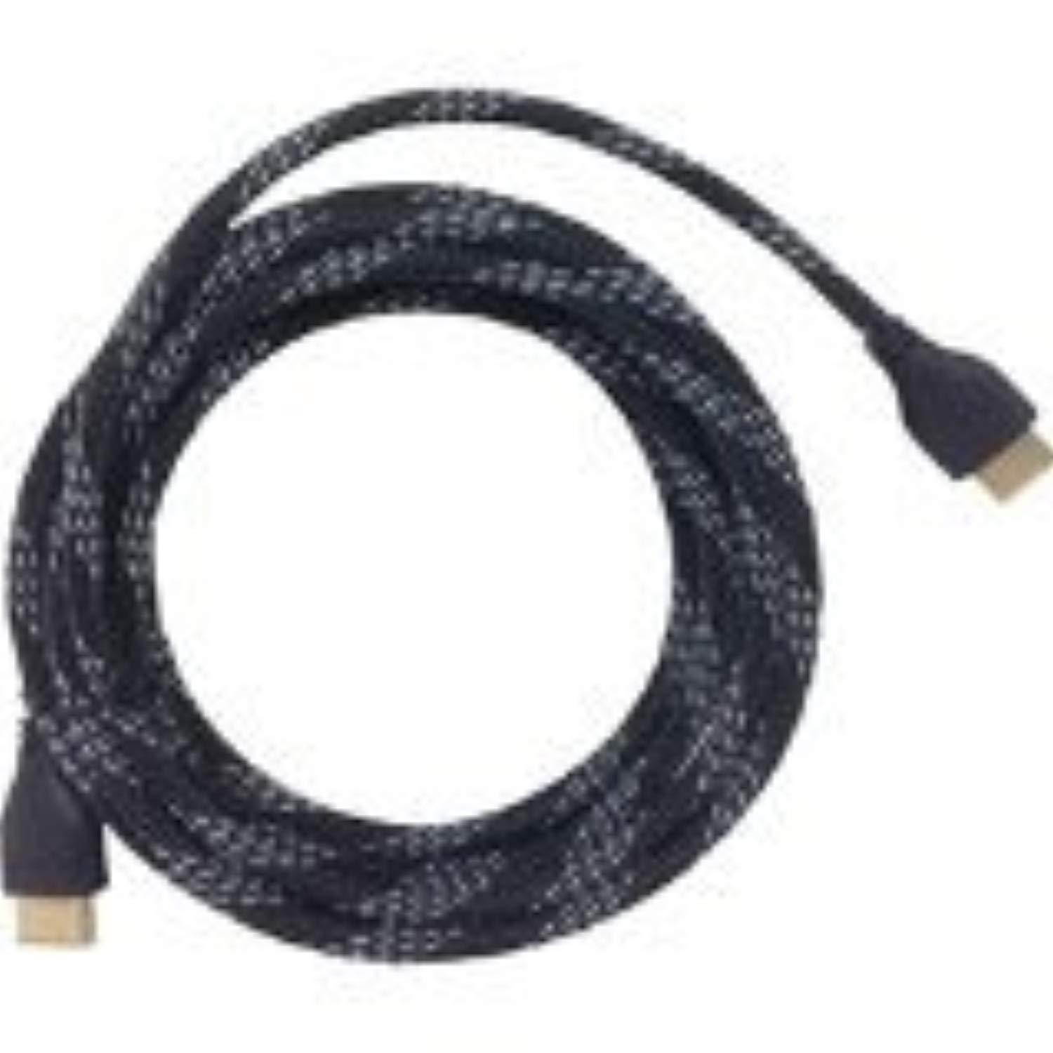 diamond hdmi12pb 12-feet premium 32awg super slim hdmi cable - black/white