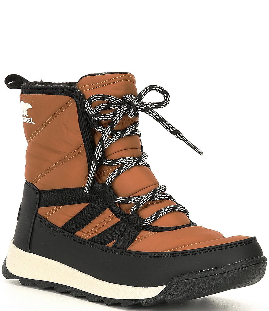 Sorel Whitney II Short Lace Nylon Waterproof Winter Booties