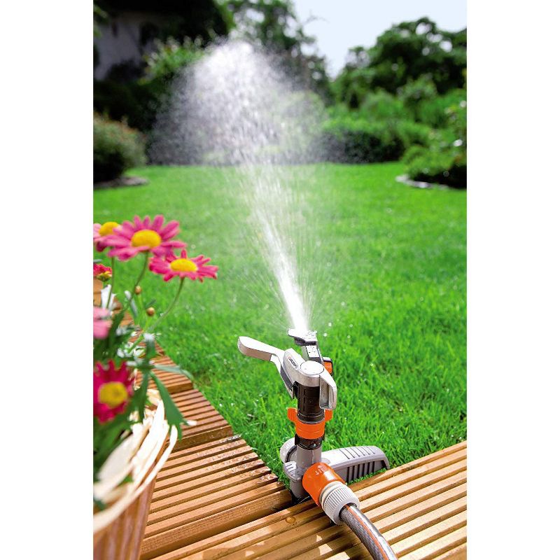 Gardena 8136 5,200 Sq Foot Pulsating Vertical Lawn and Garden Sprinkler on Spike (4 Pack)