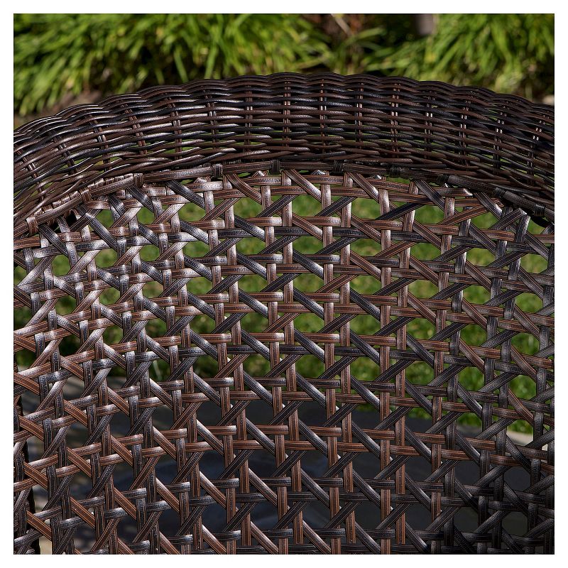 3pc Steel Bistro Set Gray - Nuu Garden