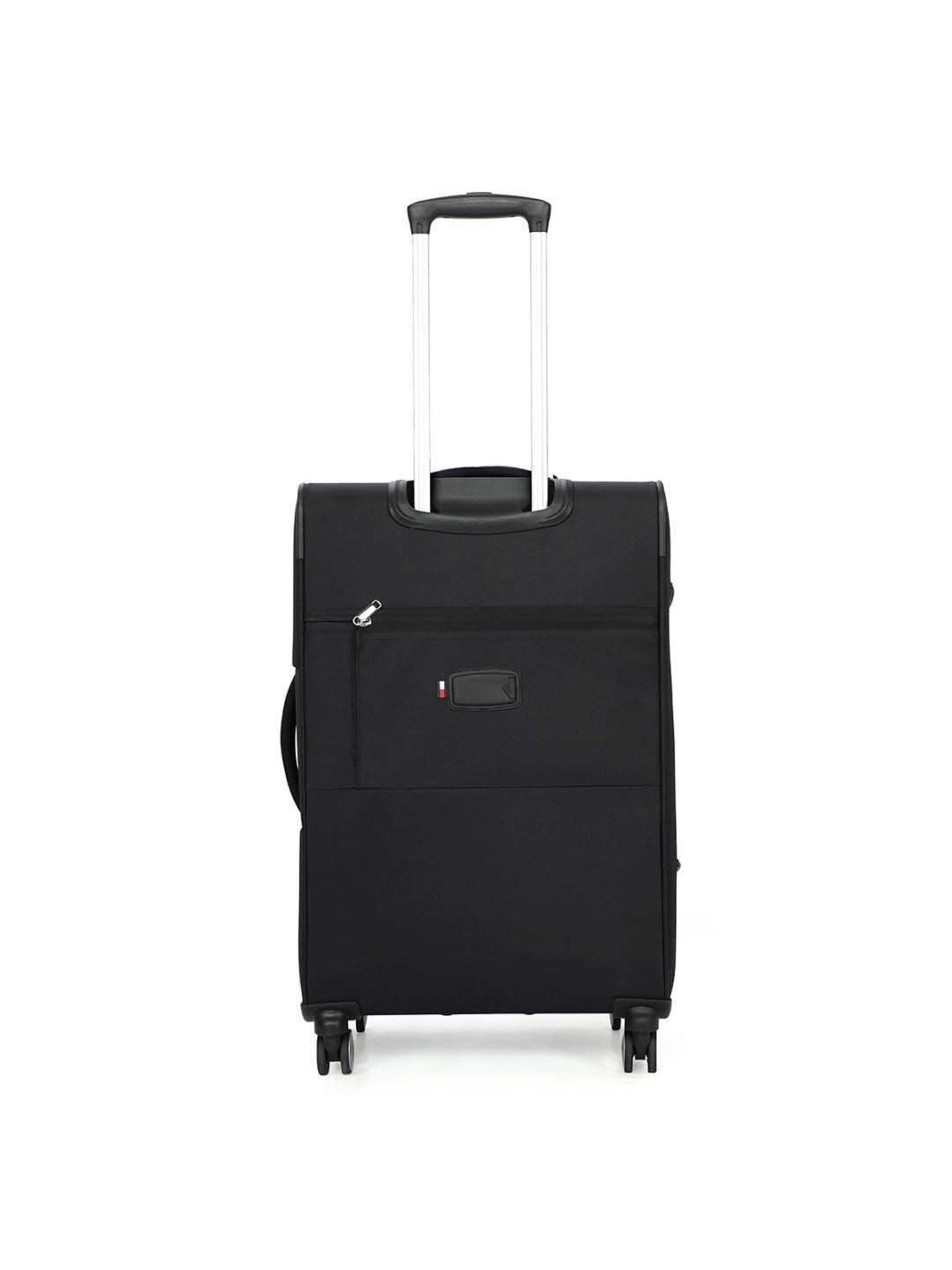 Tommy Hilfiger Richmond Black Printed Medium Soft Trolley Bag - 42 cm