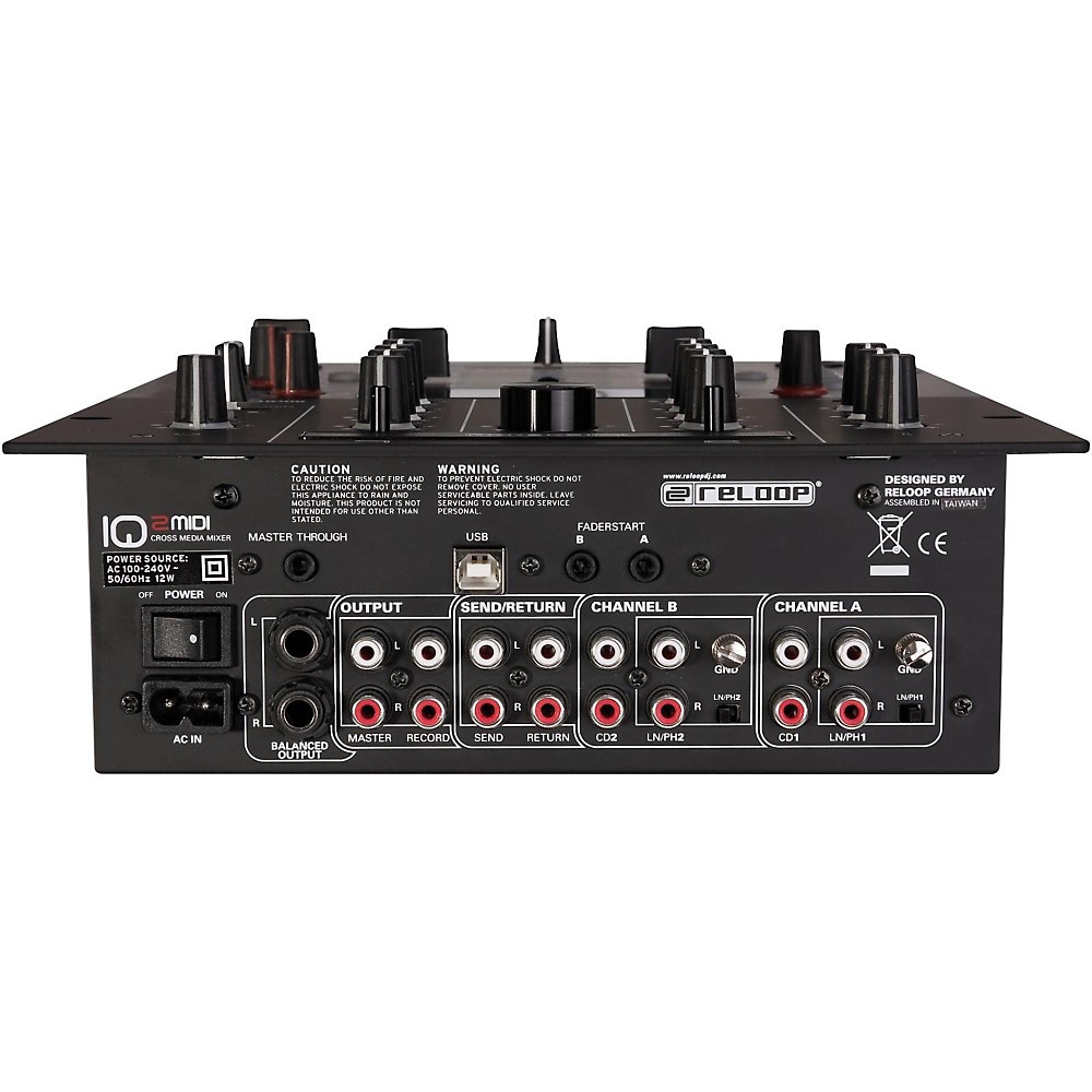 Reloop IQ2 2-Channel MIDI Mixer