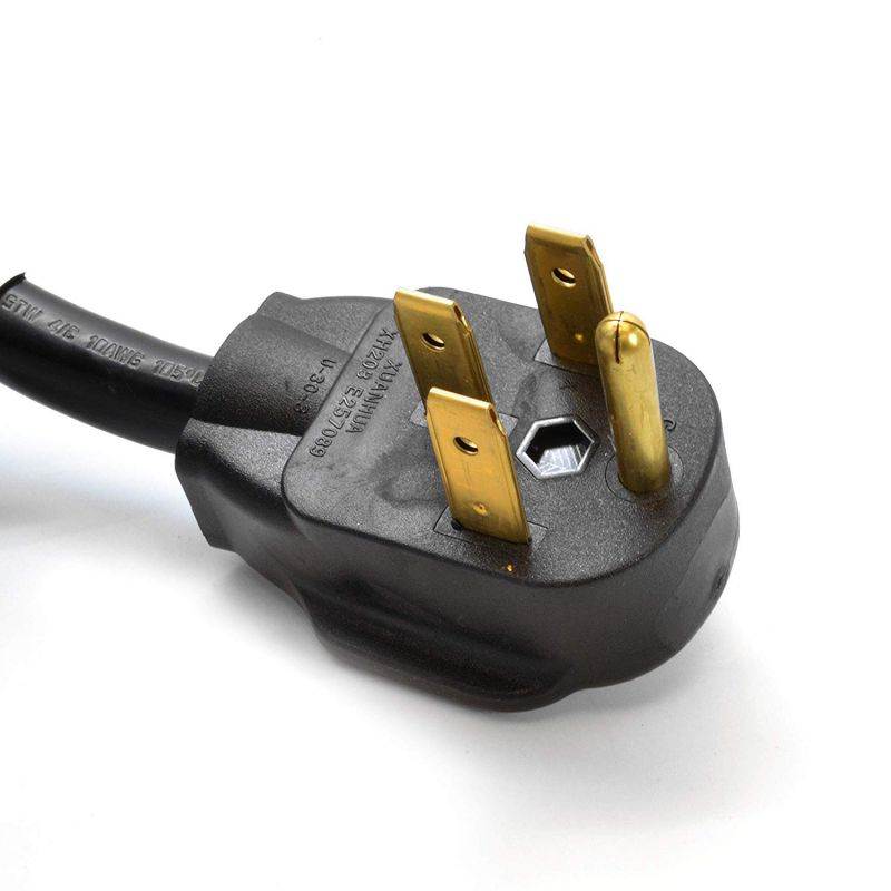 Ceptics NEMA 14-50 to 2 x TT-30 Rec Cord Extension Power Cord (1.5 Feet)