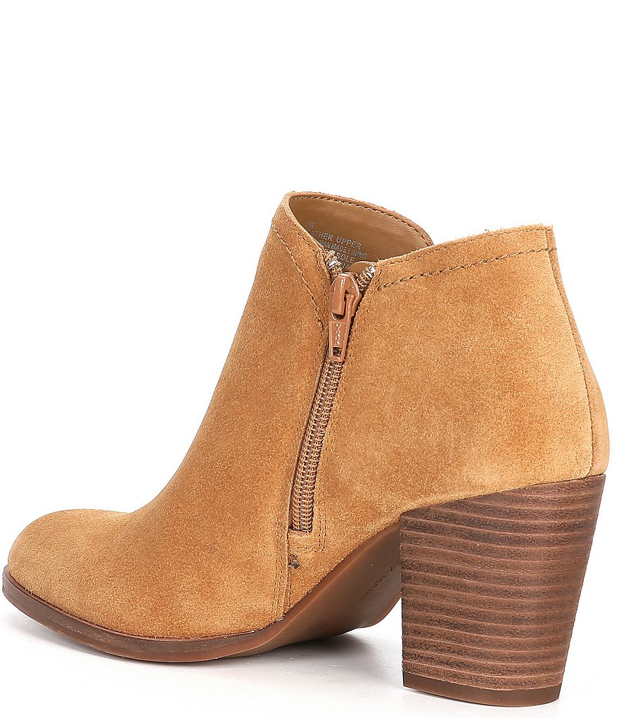 Alex Marie Gleneva Suede Chelsea Block Heel Booties