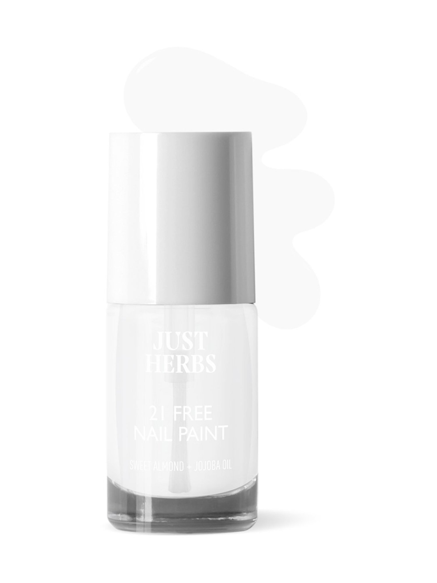 JUST HERBS 21 Free Nail Paint Crystal Clear - 6 ml
