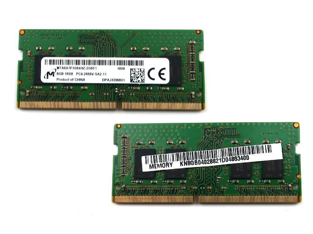 MTA8ATF1G64HZ Micron 16GB 2X8GB 1RX8 DDR4 PC4-21300 2666MHZ Memory KIT MTA8ATF1G64HZ-2G6E1 Laptop Memory