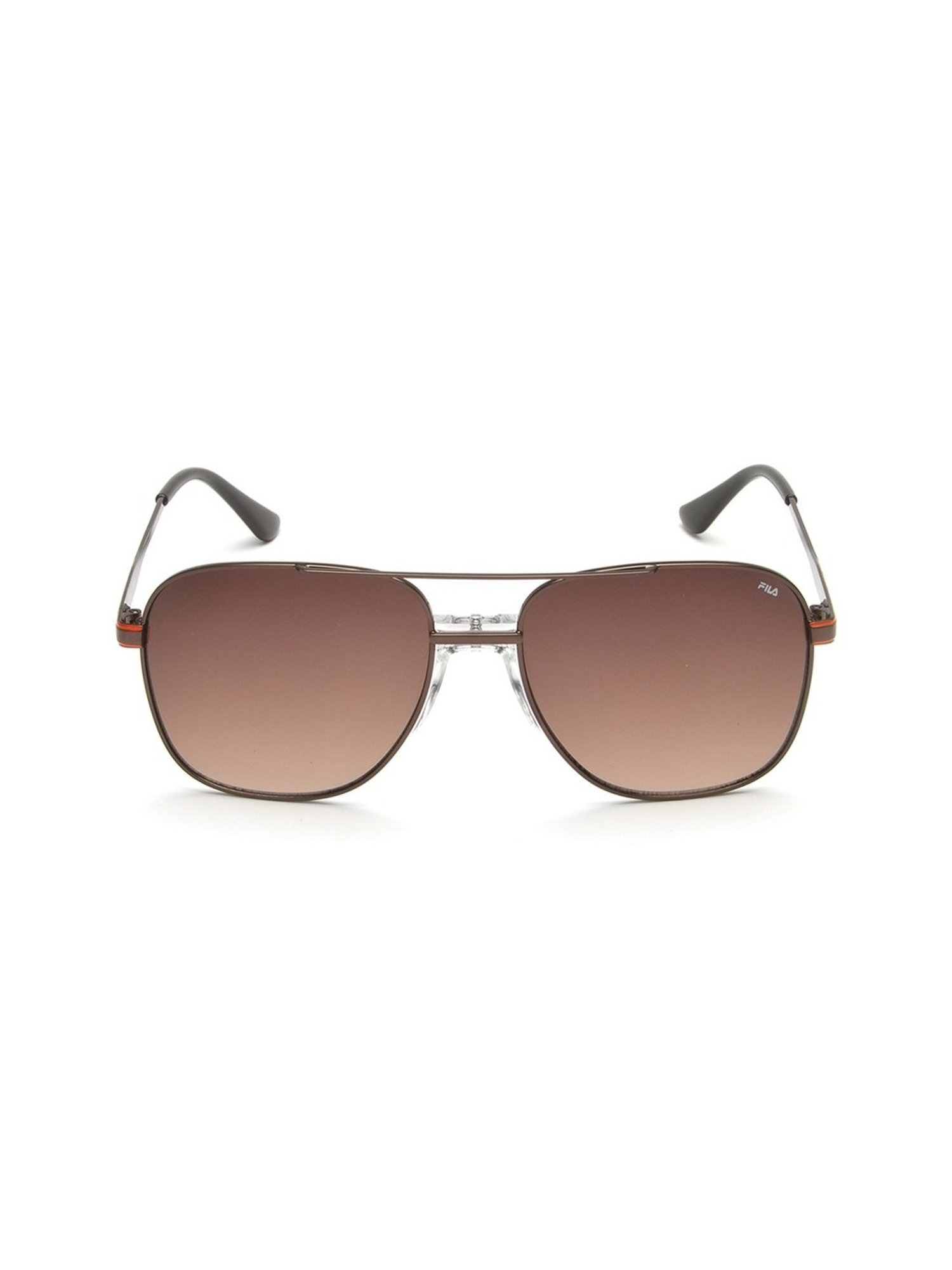 Fila Brown Square Sunglasses for Men