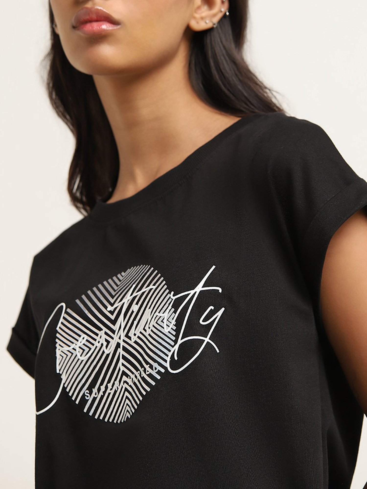 Columbia Navy Daisy Days SS Graphic T-Shirt