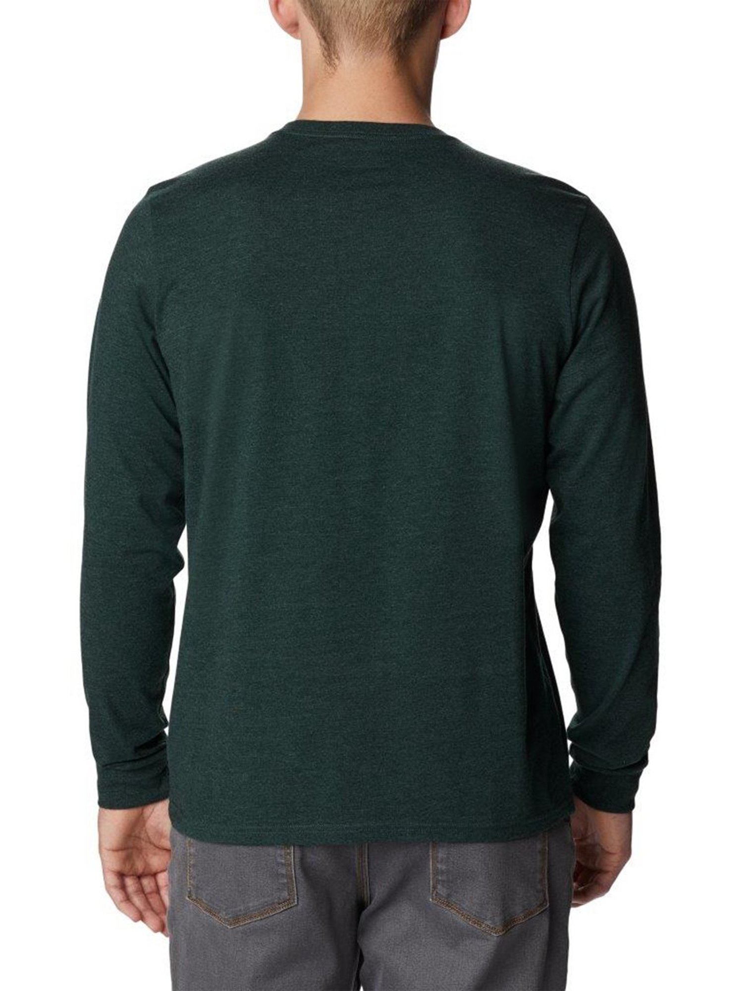 Columbia Men Green Apres Lifestyle Graphic Long Sleeve T-Shirt