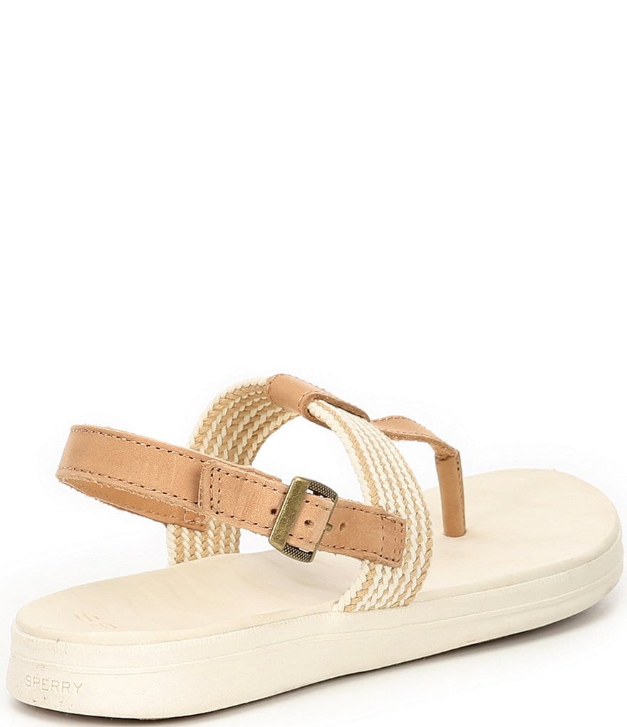 Sperry Adriatic Leather Thong Sling Sandals