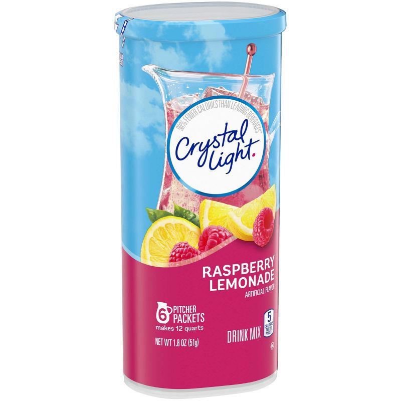 Crystal Light Raspberry Lemonade Drink Mix - 6pk/1.8oz
