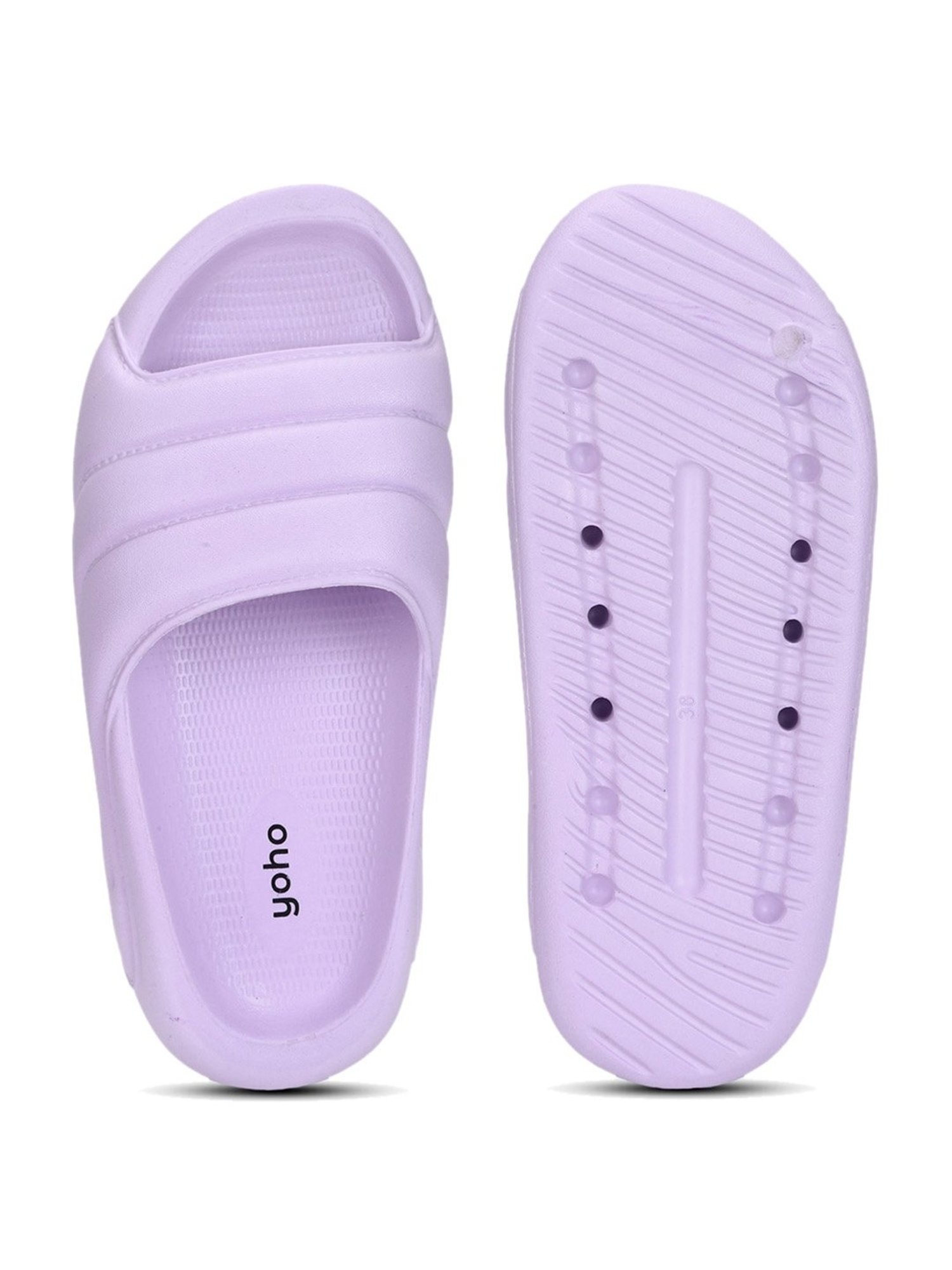 Yoho Women's Dolphy Pastel Lavender Slides