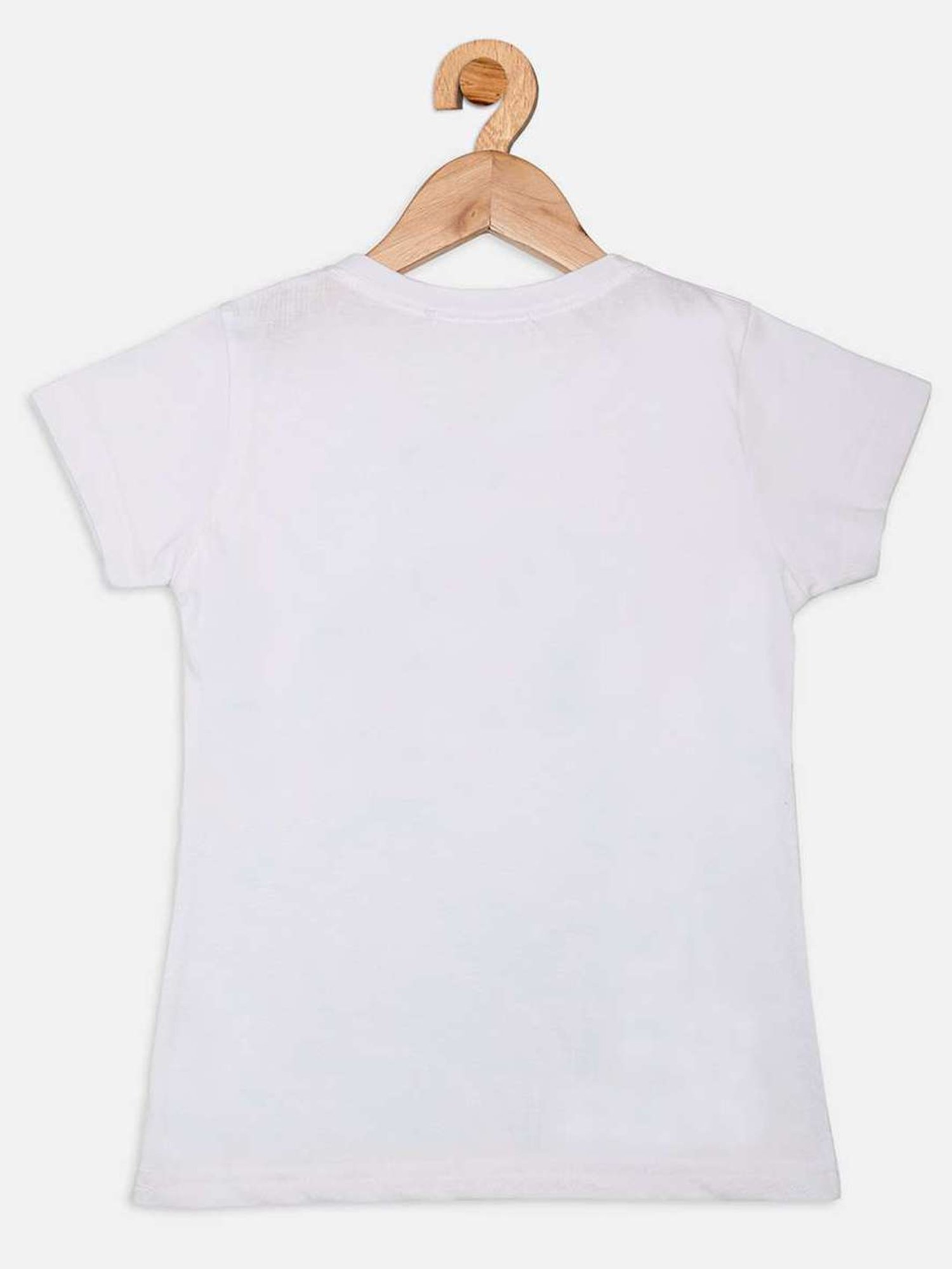NINS MODA Kids White Printed Top