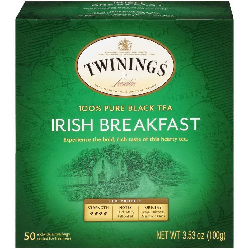Twinings Irish Breakfast Tea - 50ct