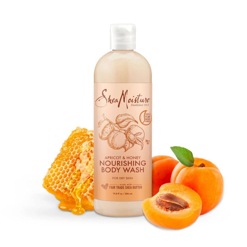 SheaMoisture Body Wash Honey and Apricot - 19.8 fl oz