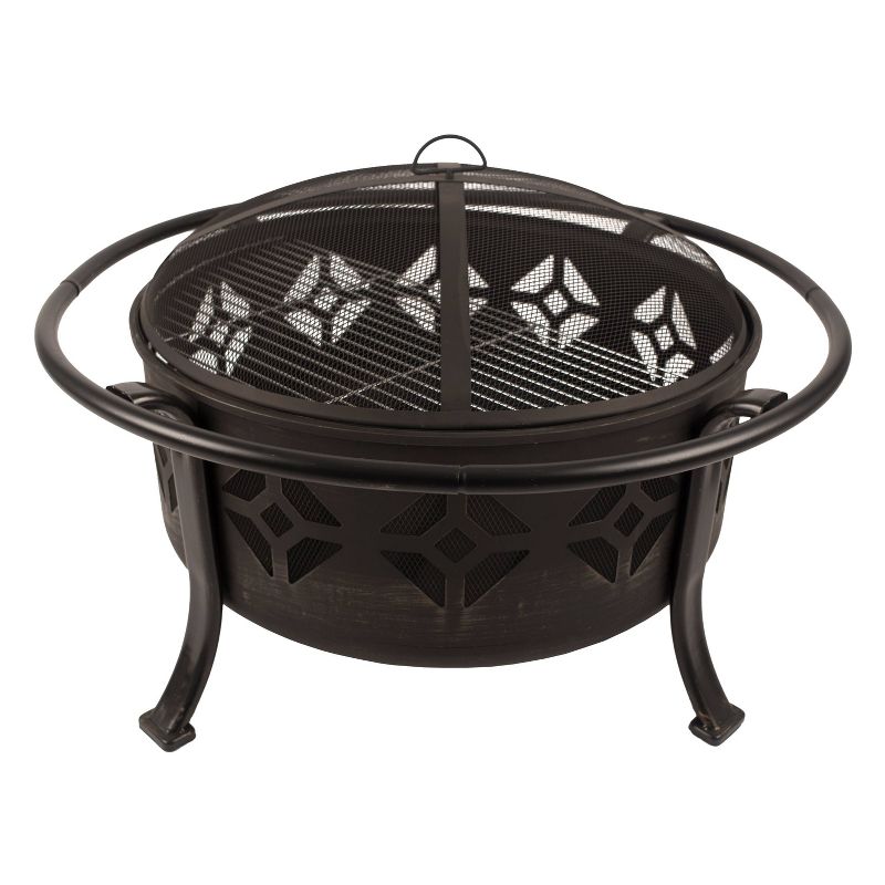 Pleasant Hearth Sunderland Deep Bowl Fire Pit