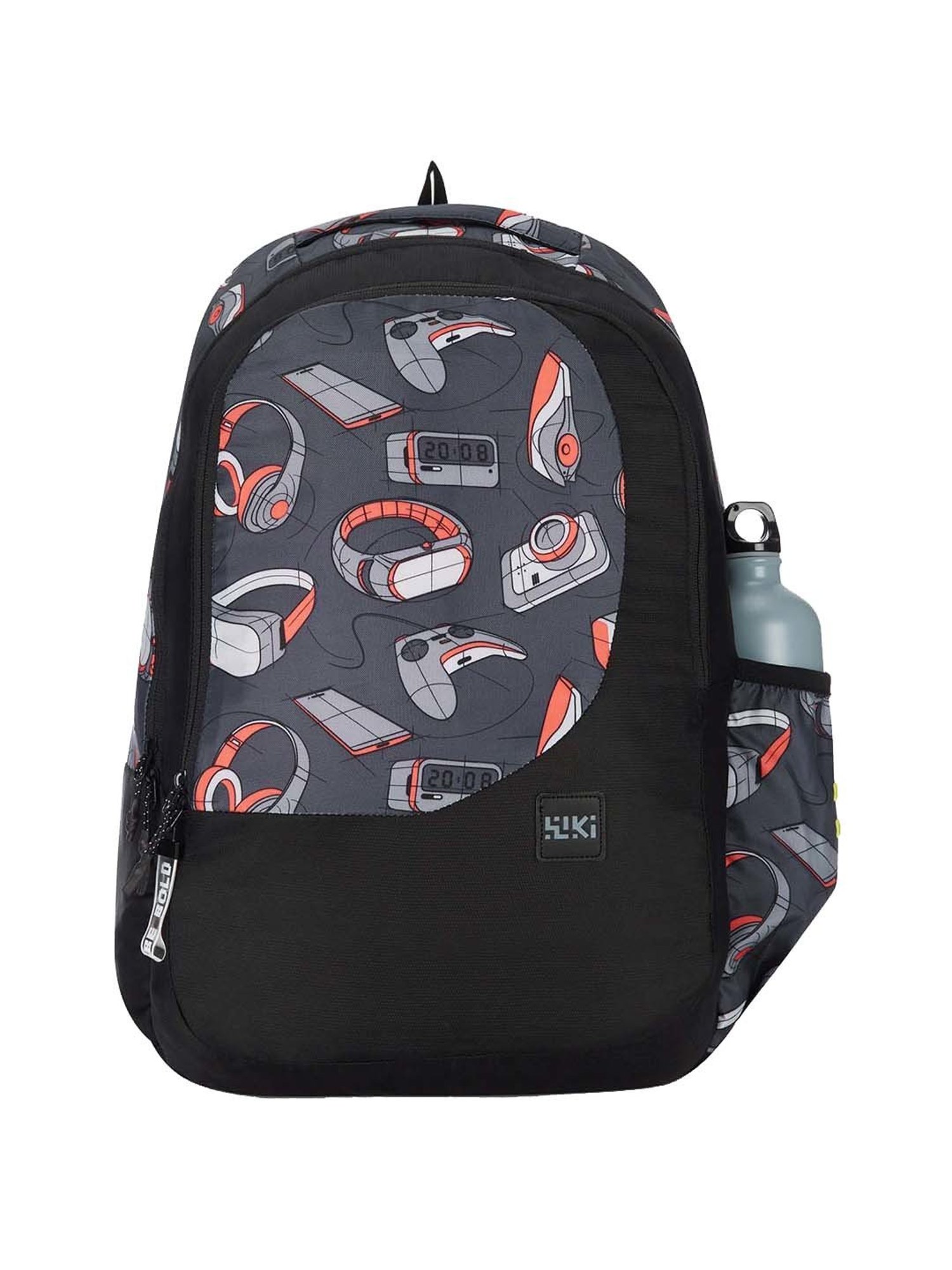 Wiki 29.5 Ltrs Black Medium Backpack