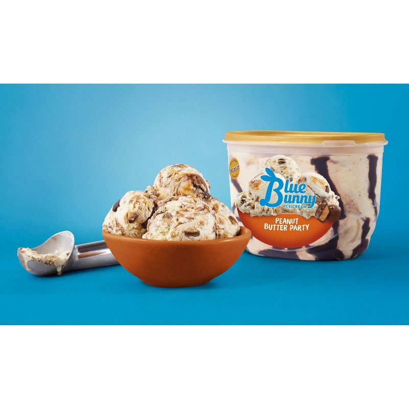 Blue Bunny Peanut Butter Party Ice Cream - 46 fl oz