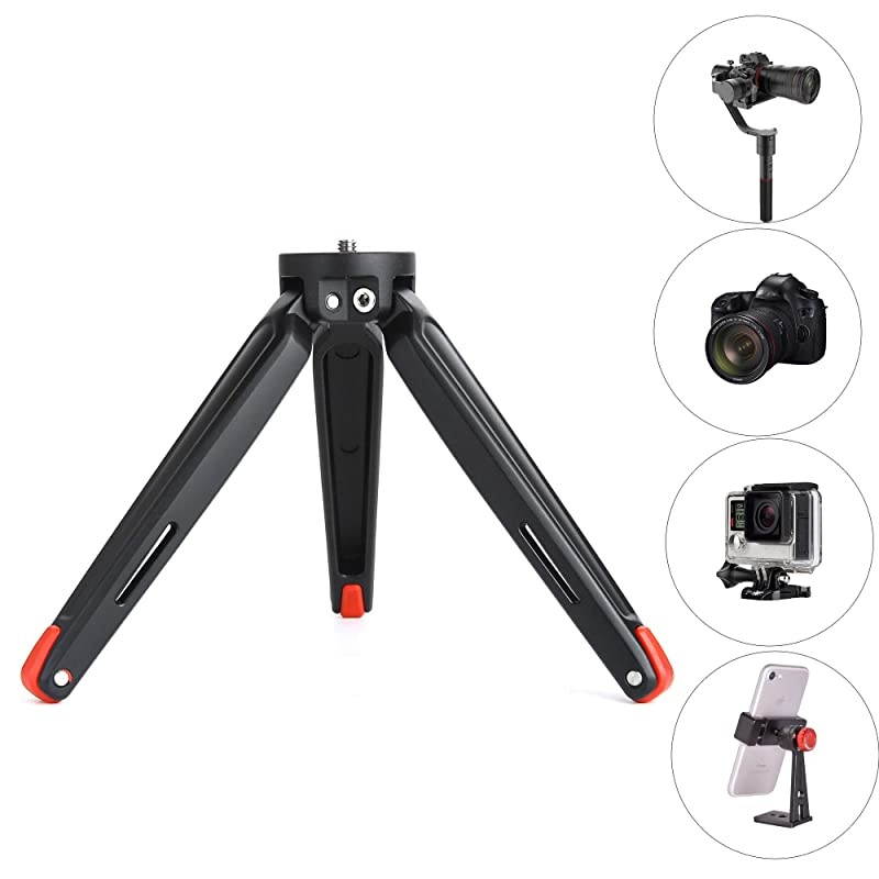 Mini Tripod  Tabletop Stand Base Compatible with DSLR Camera Zhiyum Crane V2CraneMSmooth QSmooth 3 III II Moza Air Moza MiniG Feiyu G4 Pro Godox A1 Phone Flash RTT21