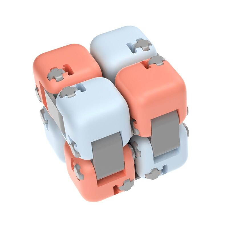 Xiaomi Mijia Mitu Spinner Colorful Building Blocks Finger Fidget Decompression Toy Puzzle Assembling Cube Finger Spinner Toy