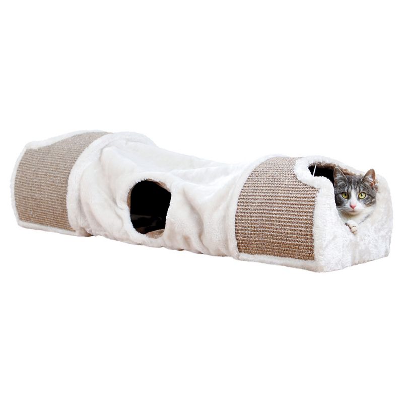 TRIXIE Pet Products Plush Nesting Tunnel for Cats