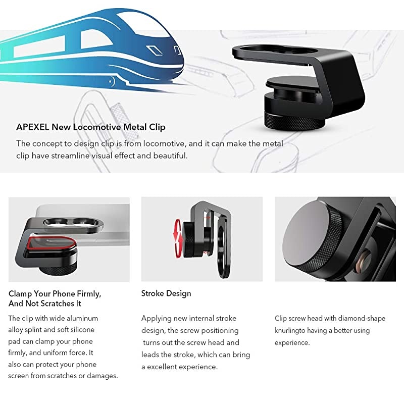 Professional Macro Photography Lens for Dual Lens/Single Lens iPhone,Pixel,Samsung Galaxy Smartphones