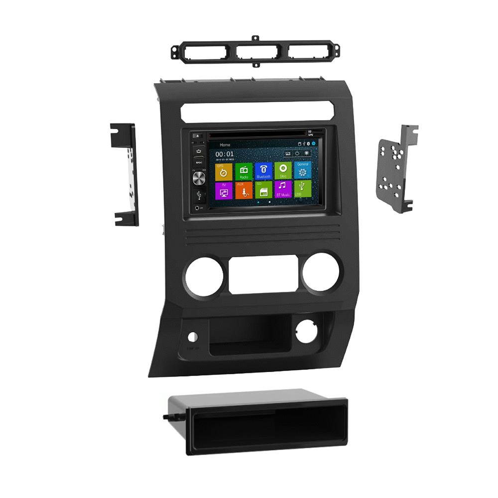 Otto Navi In Dash Navigation System DVD GPS Navigation Multimedia Radio and Dash Kit for Ford F-250