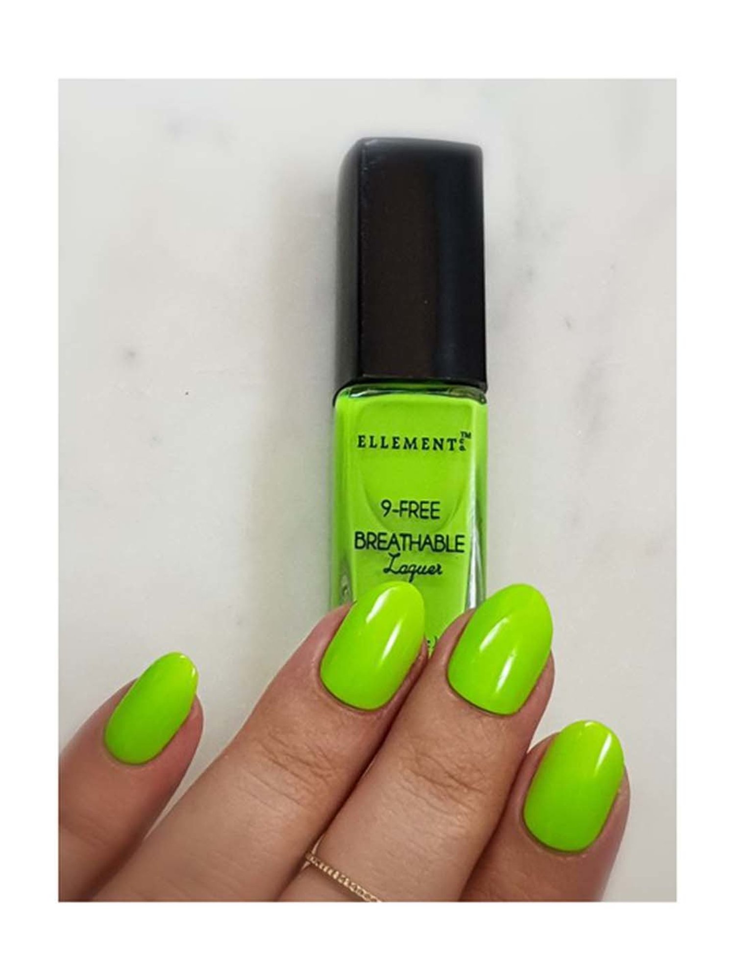 Ellement Co. Vegan Nail Lacquer Green Apple Soda - 10 ml