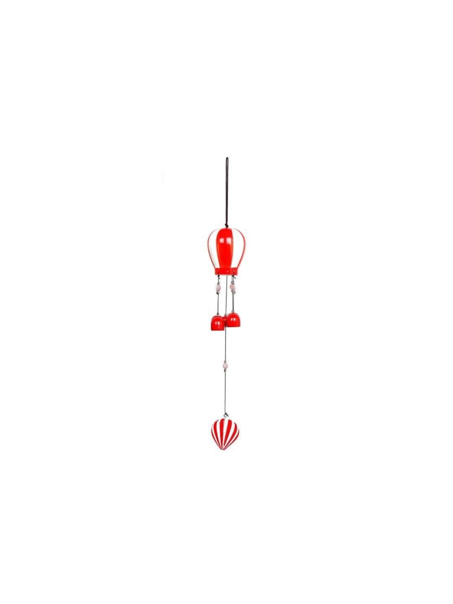 @home Orange Alloy Parachute Windchime