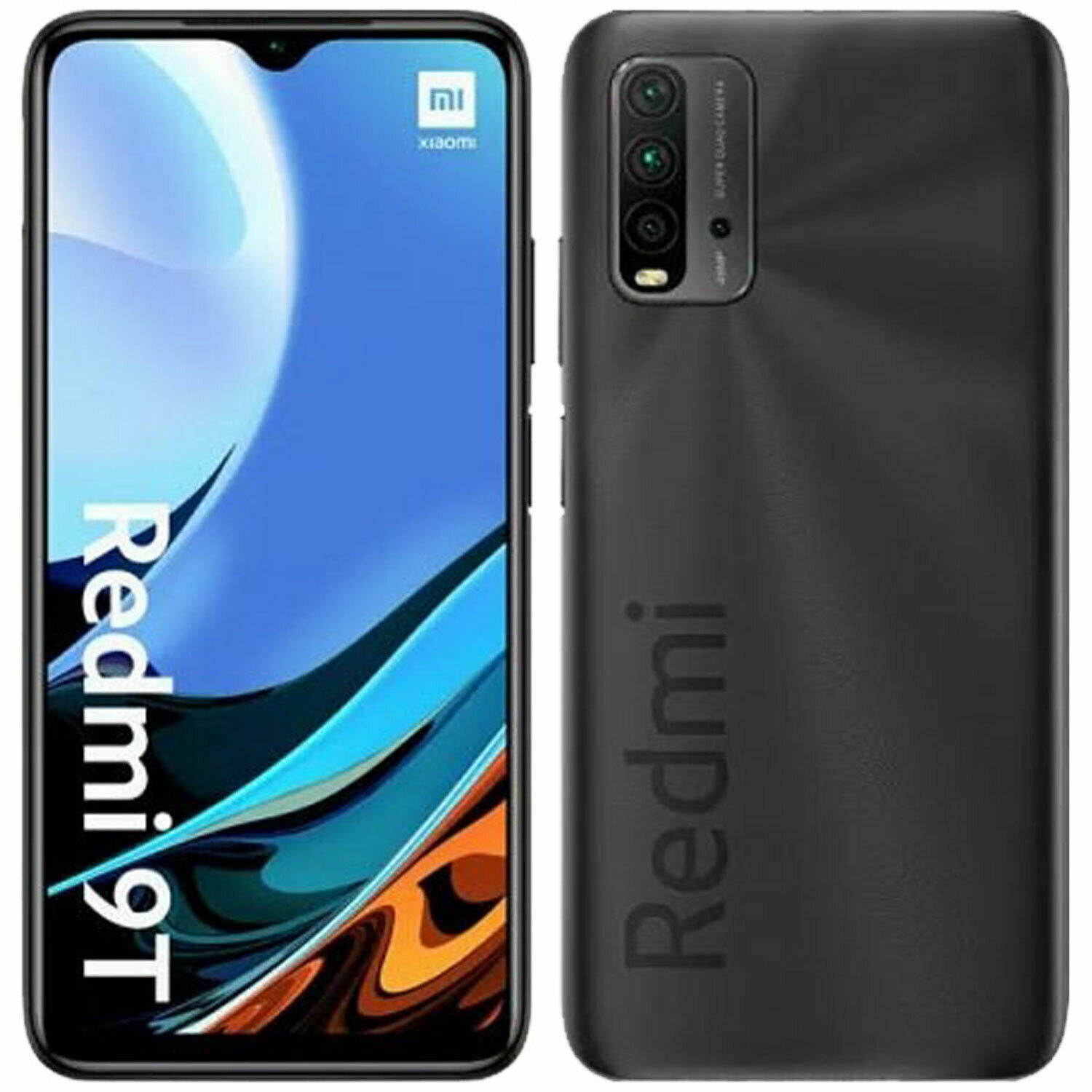 Xiaomi Redmi 9T Dual-SIM 128GB + 6GB RAM (GSM Only | No CDMA) Factory Unlocked 4G/LTE Smartphone (Gray) - International Version