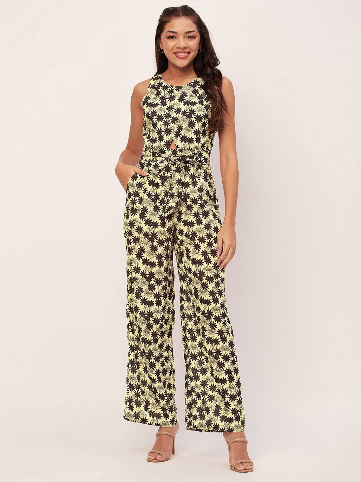 Moomaya Multicolor Printed Jumpsuit
