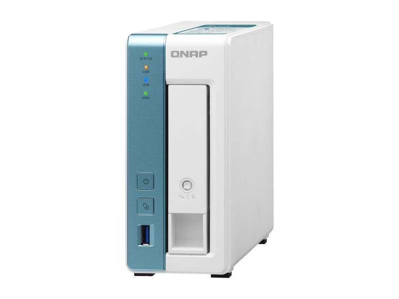 QNAP 4-Bay Personal Cloud NAS for Backup and Data Sharing 4-core 1.7GHz 1GB RAM w/ Lockable Drive Tray TS-431K-US