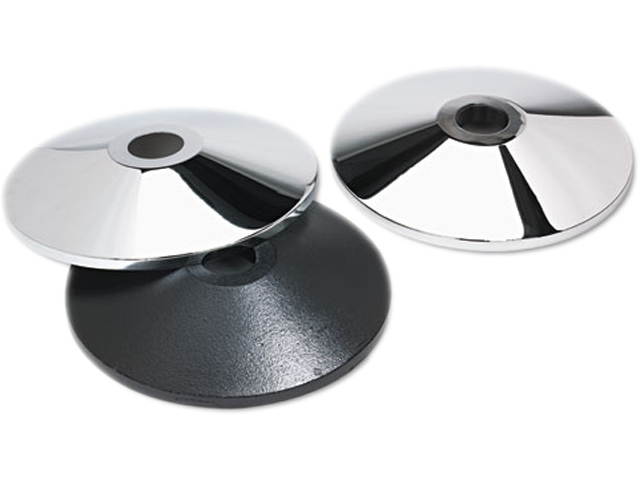 Adjusta-Tape Crowd Control Stanchion Bases, Chrome, 14" Dia, Silver, 2