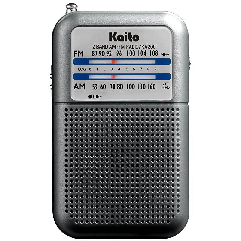 KA200S Pocket AMFM Radio Gray